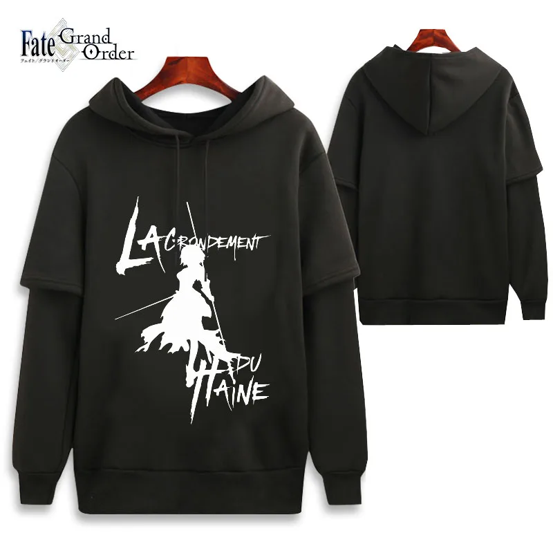 Аниме Fate/stay night толстовка с капюшоном High Q унисекс пуловер Fate FGO дуговая меч реглан