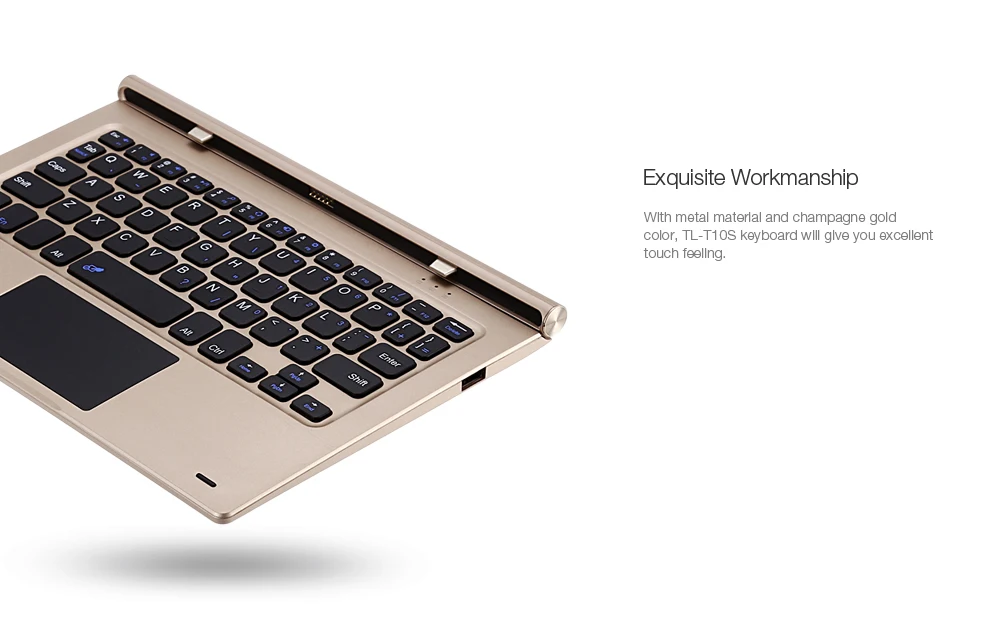 Б/у Teclast Tbook 10S Магнитная док-станция Pogo Pin металлический корпус клавиатура с USB хост Teclast T10S клавиатура