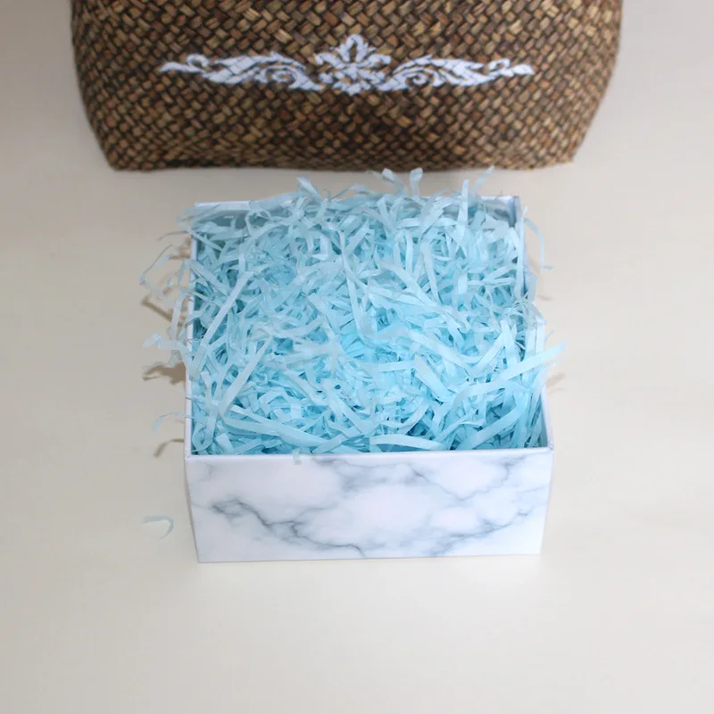 DIY бумажная рафия измельченная гофрированная бумага конфетти подарки/коробка