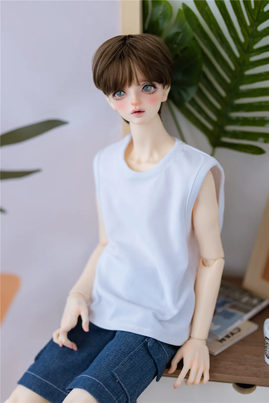 

3-точечный 4-точечный дядя BJD. Жилет без рукавов с круглым вырезом SD-Wa