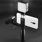 Набор для видеосъемки смартфонов с микрофоном, светодиодсветильник КА для YouTube мобильный телефон, видеоблог для TIK Tok, видеорегистратор