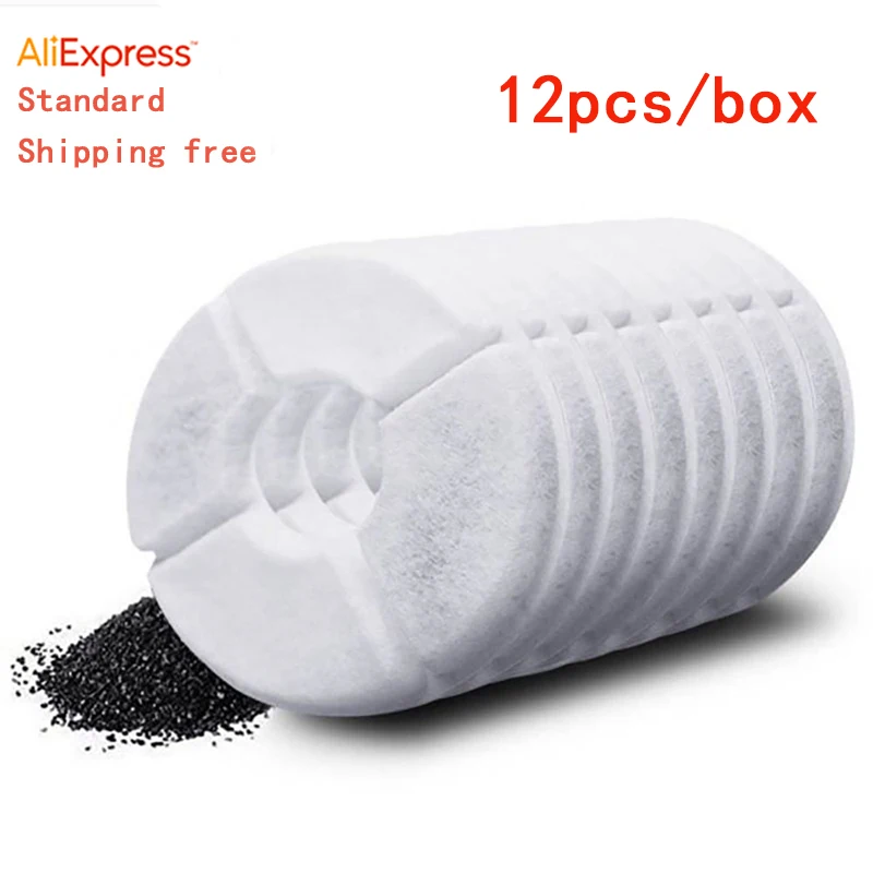 16 упаковок сменных фильтров с активированным углем для домашних животных