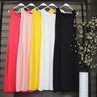 Платье женское Африканское без рукавов, пикантный эластичный вечерний сарафан из молочного шелка с круглым вырезом, в богемном стиле, лето 2020