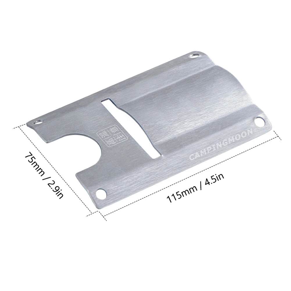 CAMPINGMOON Rocket Bracket Heat Shield Gases Stoves Thermal Baffle Bord for Separate Transfer | Спорт и развлечения