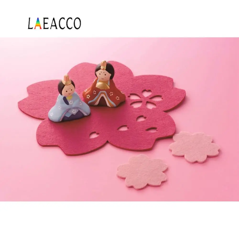 Laeacco фон для фотосъемки счастливая японская кукла фестиваль ребенок портрет
