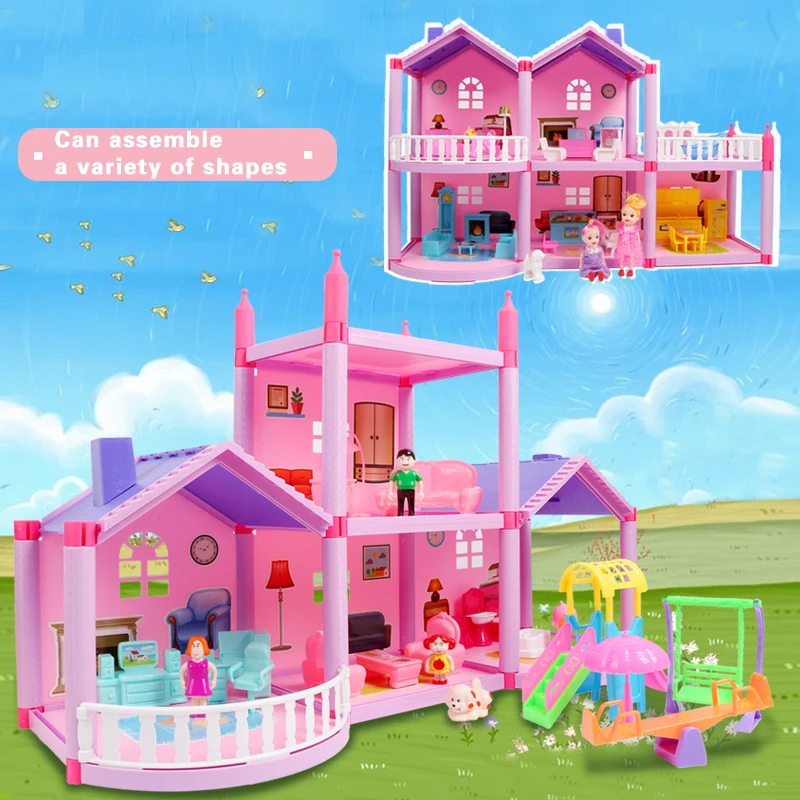 DIY Миниатюрный Кукольный домик игрушки для детей сборка кукольный ручная работа