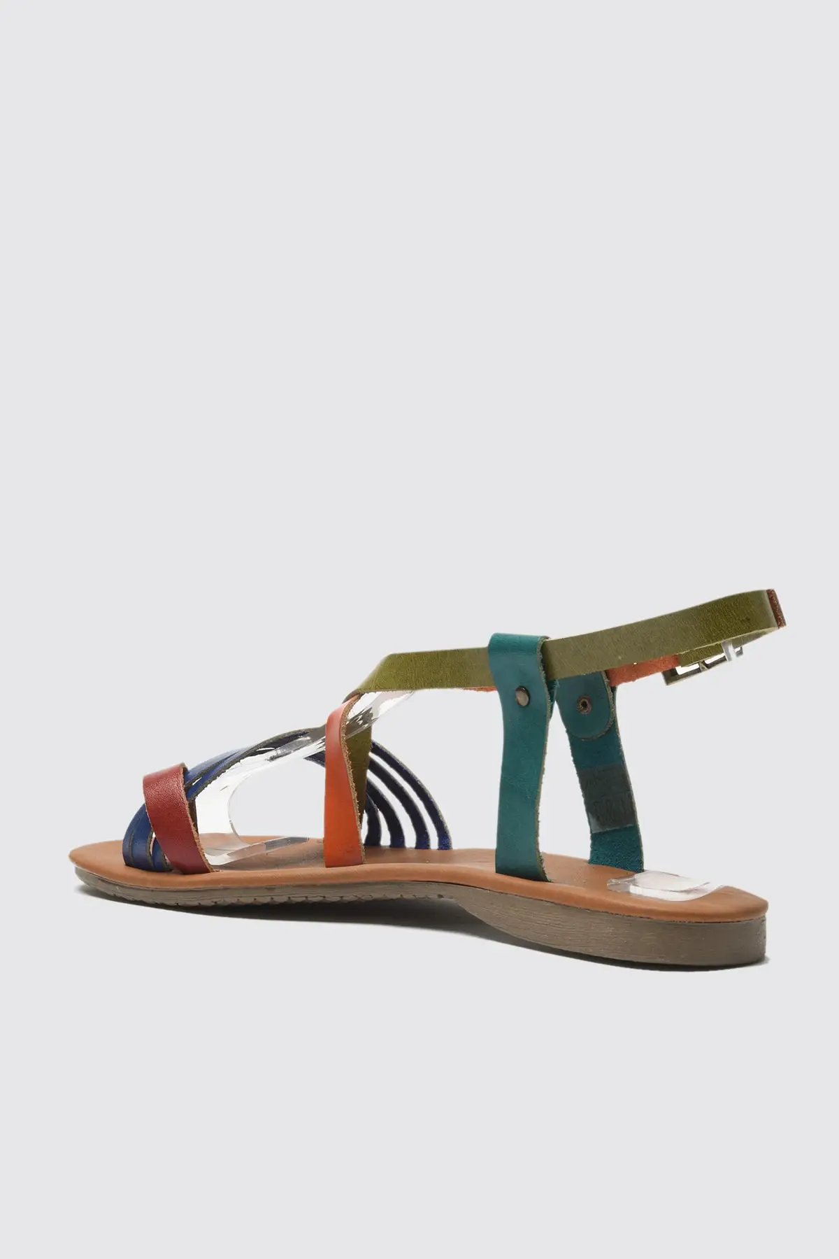 

Trendyol Genuine Leather Belt Female Sandals TAKSS21SD0009