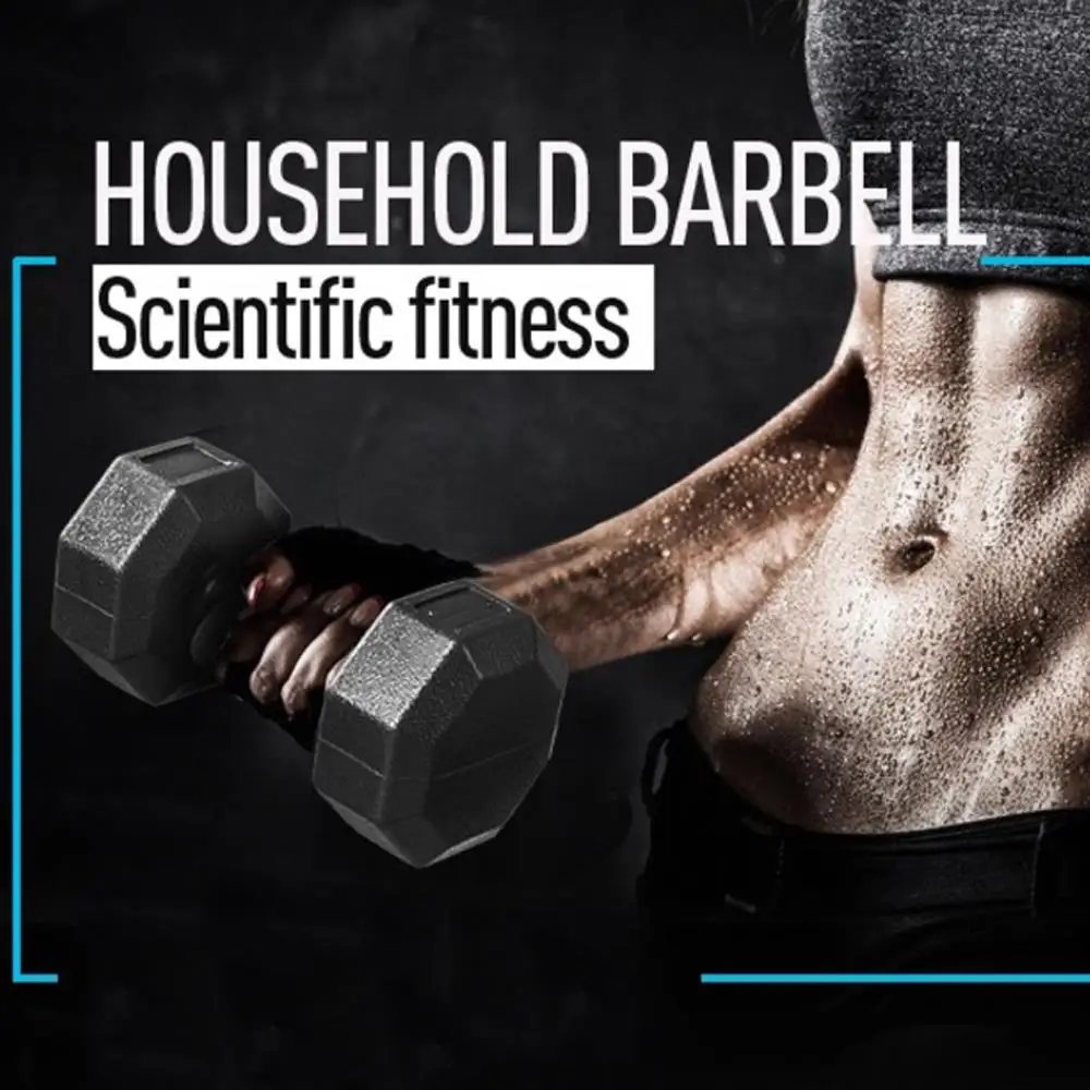 1pcs Dumbbell Barbell Muscle Bodybuilding Strength Training 1.5KG Octagonal Body Workout Fitness Equipment mancuernas | Спорт и