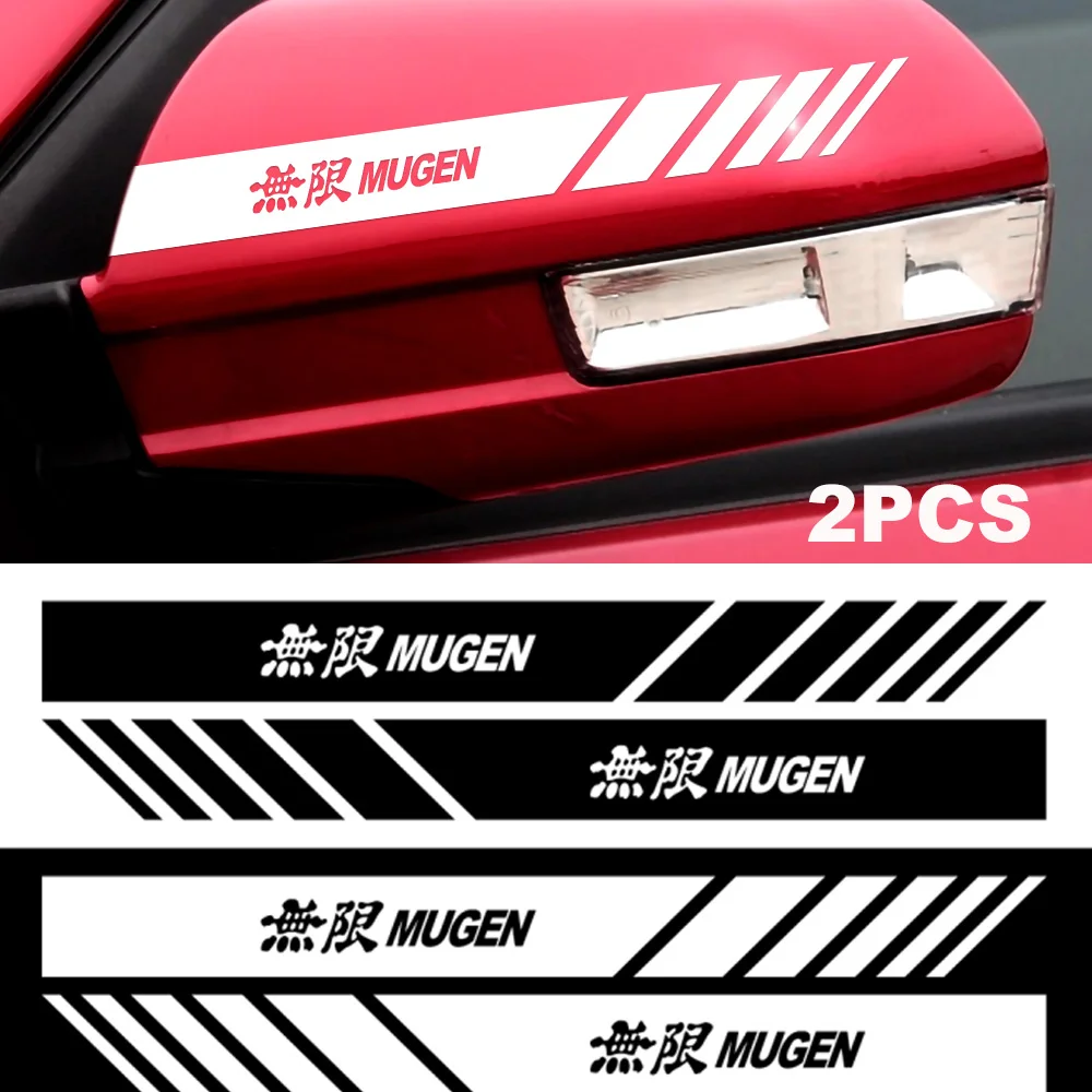 

Car Styling Rearview Mirror Waterproof Protection Sticker For Honda Mugen INSPIRE XR-V CR-V UR-V CR-Z Fit Pilot Type RR Si CIVIC