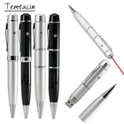 Лазерная ручка, USB-флеш-накопитель 256 ГБ, 128 ГБ, 64, 16, 8, 32 ГБ, деловые подарки, лазерсветильник онарик, шариковая ручка, USB-накопитель