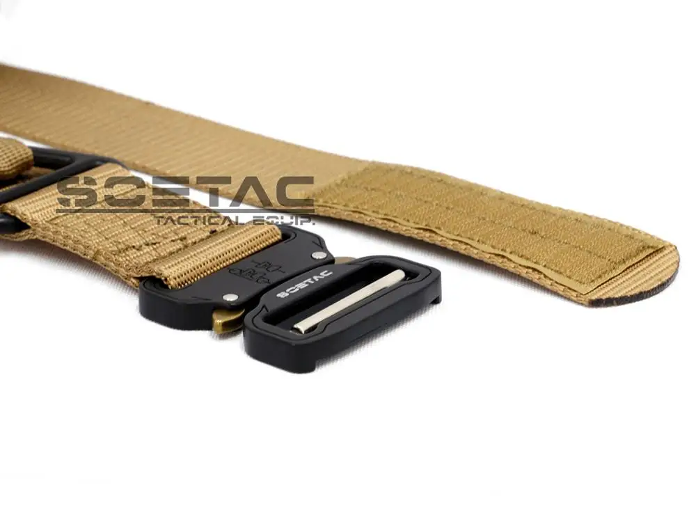 Soetac CQB Cobra Tactical Belt Military Army Outdoor Quick Release Metal Buckle Heavy Duty Training Hunting Waistband | Спорт и