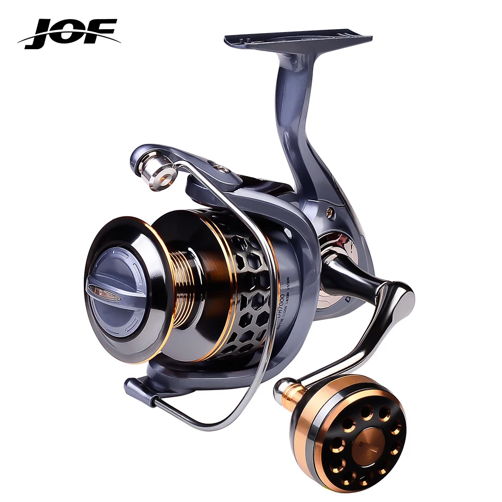 

JOF New High Quality Max Drag 21KG Spool Fishing Reel Gear 5.2:1 Ratio High Speed Spinning Reel Casting Reel Carp For Saltwater