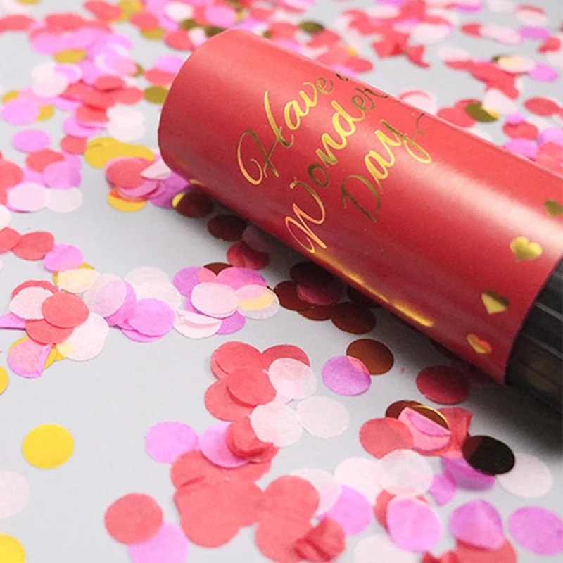 Вечерние ручной фейерверк с пушками конфетти праздничные вечерние товары для