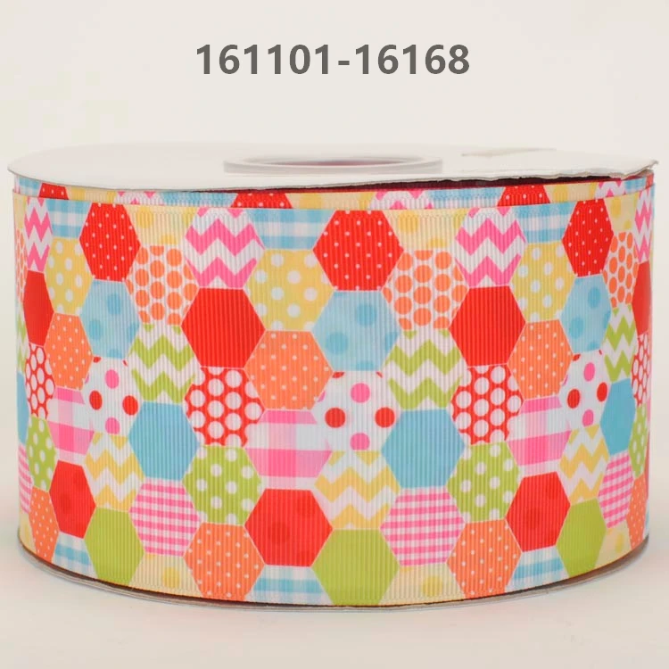 

Бант и лента карамельных цветов с принтом, 3 дюйма, 75 мм, 50 ярдов