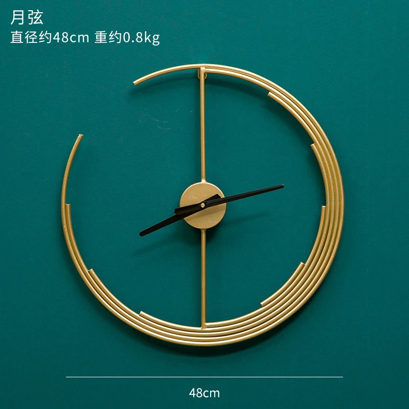 

Creative Bedroom Wall Clock Living Room Nordic Modern Design Wall Clock Kitchen Bedroom Luxury Duvar Saati Decoration AE50WC