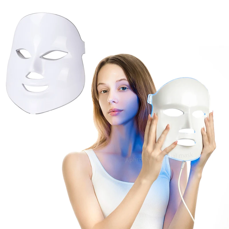 

7 Color LED Face Mask - Photon Light Therapy Healthy Skin Rejuvenation - Facial Lighten Skin Care Anti-Aging Beauty Machine