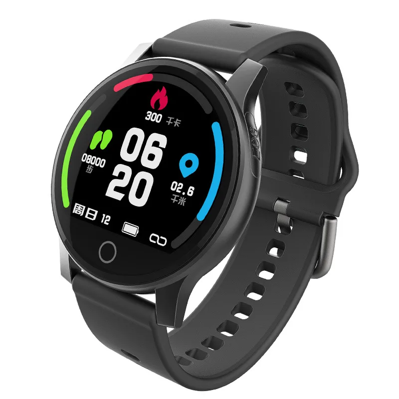 Black-Case Black2 Новые мужские и женские Смарт-часы 1,3 дюймов ЭКГ+ PPG монитор HR кровяное давление gps браслет IP67 водонепроницаемый спортивный режим зарядное устройство браслет - Цвет: Black-Case Black2