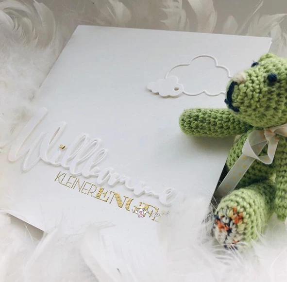 Металлические Вырубные штампы форма для вырезания новые буквы украшения