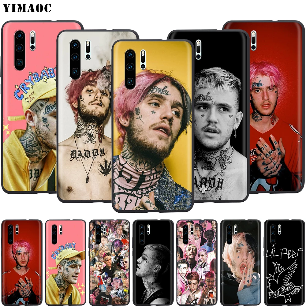 Силиконовый чехол YIMAOC Lil Peep для Huawei Honor 6a 7a 7c 7x8 9 10 Lite Pro Y6 2018 2017 Prime|Бамперы| |