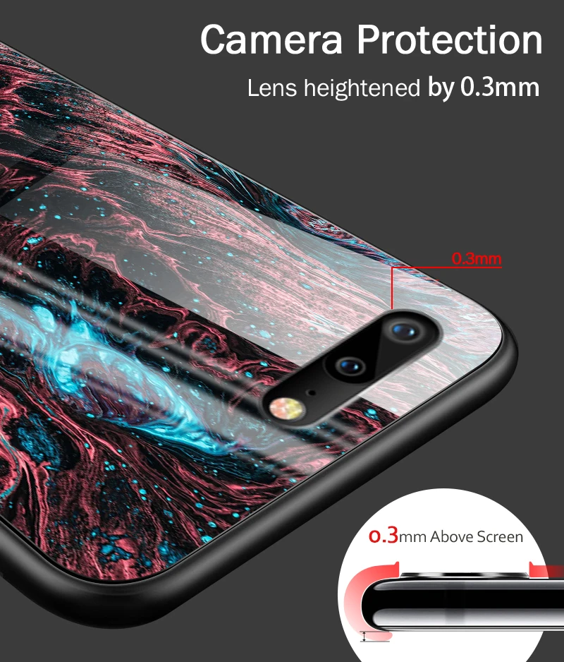 Закаленное Стекло чехол для iPhone 5S, se, 6, 6 S, 7, 8 Plus XR XS MAX чехол для Meizu M5 M6 M8 M9 Примечание 16th плюс противоударный Твердые чехлы