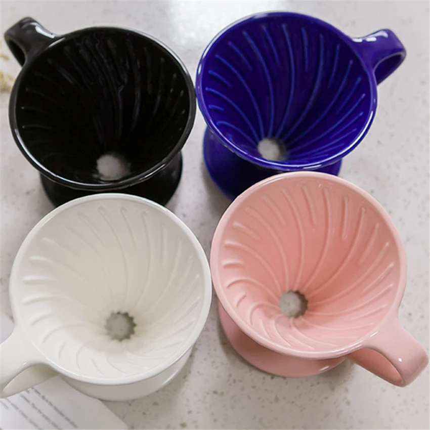 Керамическая капельница для кофе V60 стильный капельный фильтр чашка