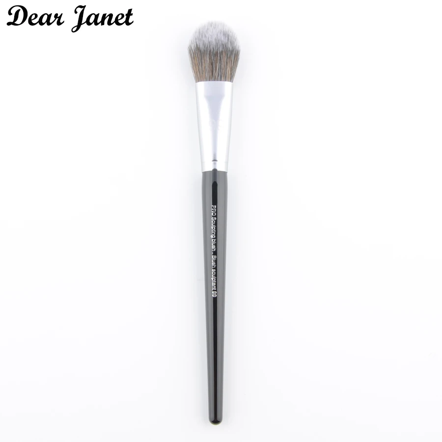 1 piece Pro sculpting blush#99 Blusher Makeup brushes Powder contour Make up brush synthetic Hair wood handle