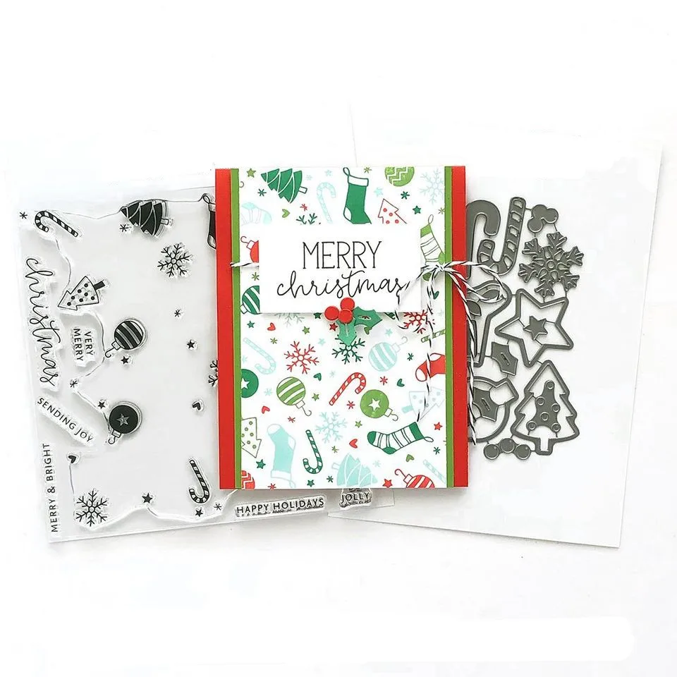 Рождественская елка металлические штампы и для высечки скрапбукинга рукоделия