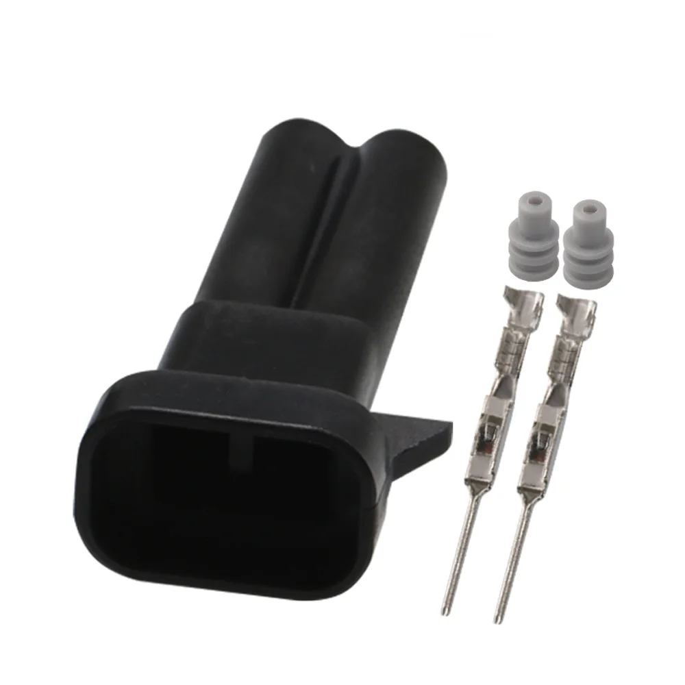 10 комплектов 2Pin Штепсель для масляной форсунки разъем распылителя топлива