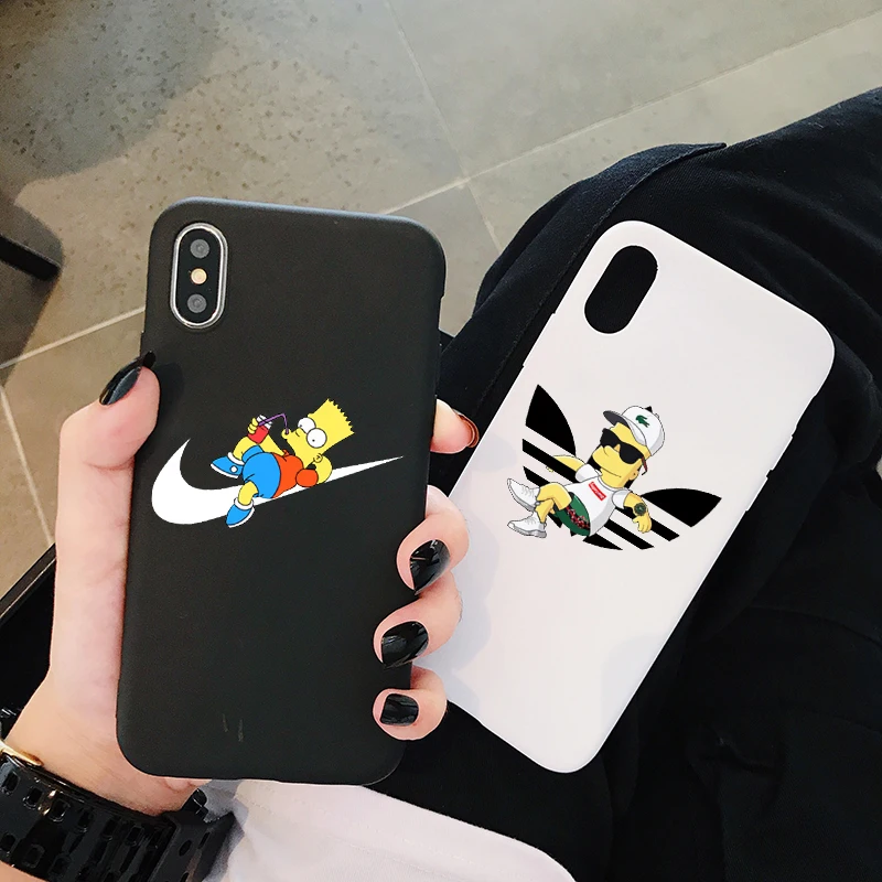 Чехол для телефона с изображением Симпсонов samsung Galaxy Note 10 9 8 Plus матовый