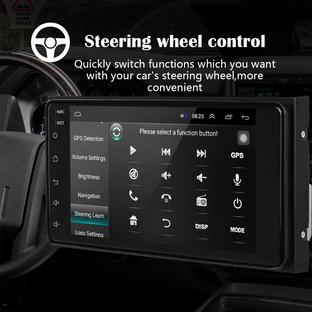 Автомагнитола Hikity мультимедийный MP5 видеоплеер 2 5D с 7 &quotэкраном GPS Wi Fi функцией