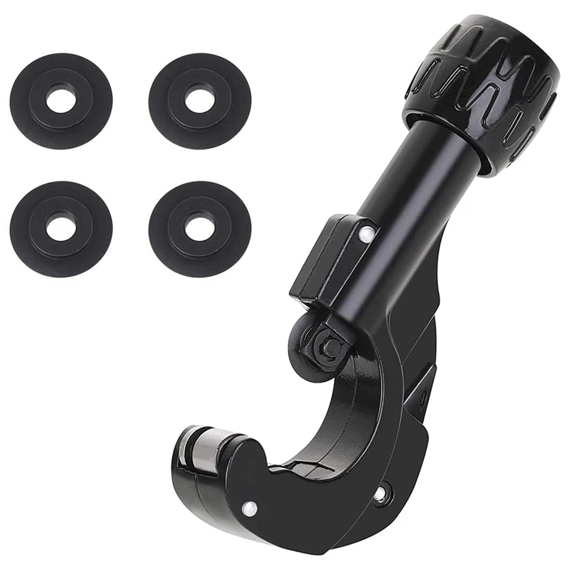 

Pipe Cutter 5-35Mm,Pipe Cutter Comes With 4 Replacement Cutting Blades For Cutting PE, PVC, Aluminium And Steel Pipes