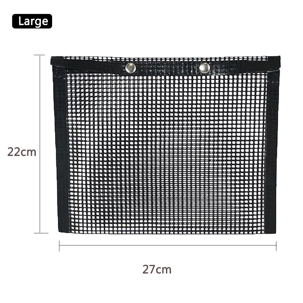 22x27cm 1-10 шт. антипригарный сетчатый мешок для гриля инструмент для пикника на открытом воздухе многоразовый и легко моющийся антипригарный мешок для барбекю аксессуары для выпечки - Цвет: 22x27cm