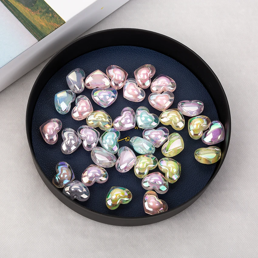 

15 шт./лот, аксессуары для орнамента, Пластиковые кабошоны, в форме сердца, звезды, свободные бусины, материалы для рукоделия