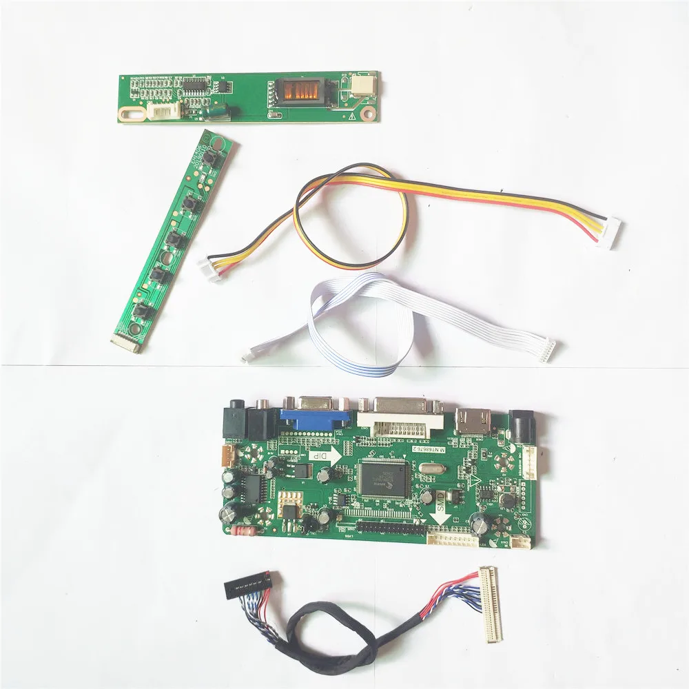 Для LP141WX1-TL01/TL02 М. NT68676 экран плата контроллера LVDS 30Pin с холодным катодом (CCFL)