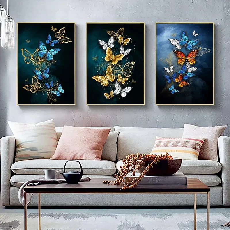 5D DIY Diamond Painting Butterfly Animal Kit Full Drill Square Diamond Embroidery Cross Stitch Mosaic Art Home Decoration Gift