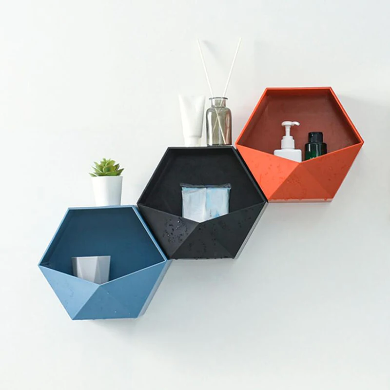 Настенная многофункциональная полка для хранения в скандинавском стиле