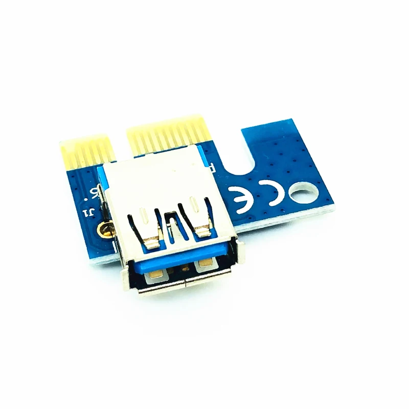 Горячий продавать USB 3 0 PCI E Удлинительный кабель Flex Ribbon 1X к 16X переходника карты