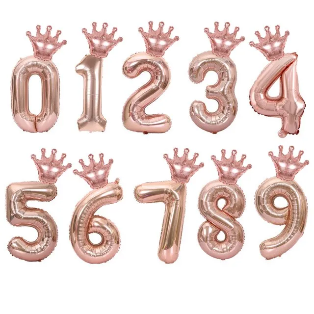 2 шт. фольгированные шары с цифрами 32 дюйма | Дом и сад