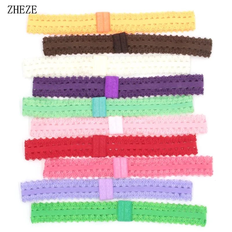 1000 шт./партия кружево блестящая эластичная Двойная корона дизайнерские ChildrenSolid