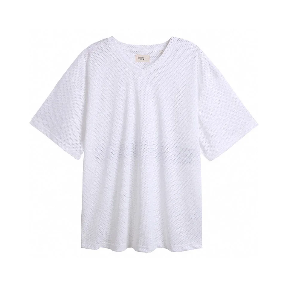 

2021 Summer New Fashion Men's Casual Comfortable Simple Breathable Thin Mesh Jersey T-Shirt