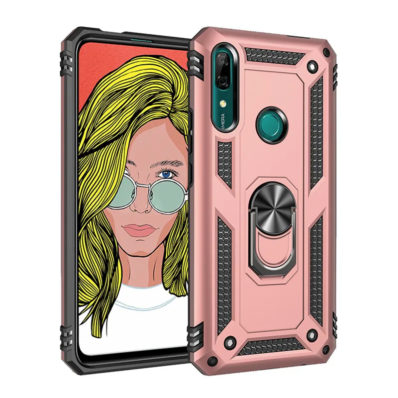 Чехол с магнитным кольцом для huawei P Smart Z P20 P30 Pro mate 20 30 Nova 5i Honor 10 Lite Y5 Y6 Y7 Y9 Prime силиконовый защитный чехол