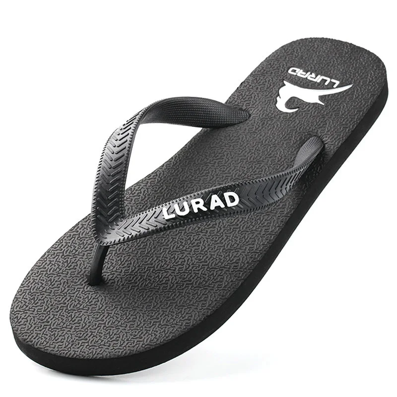 Новинка 2019 года мужские тапочки нескользящие повседневные Вьетнамки сезон лето