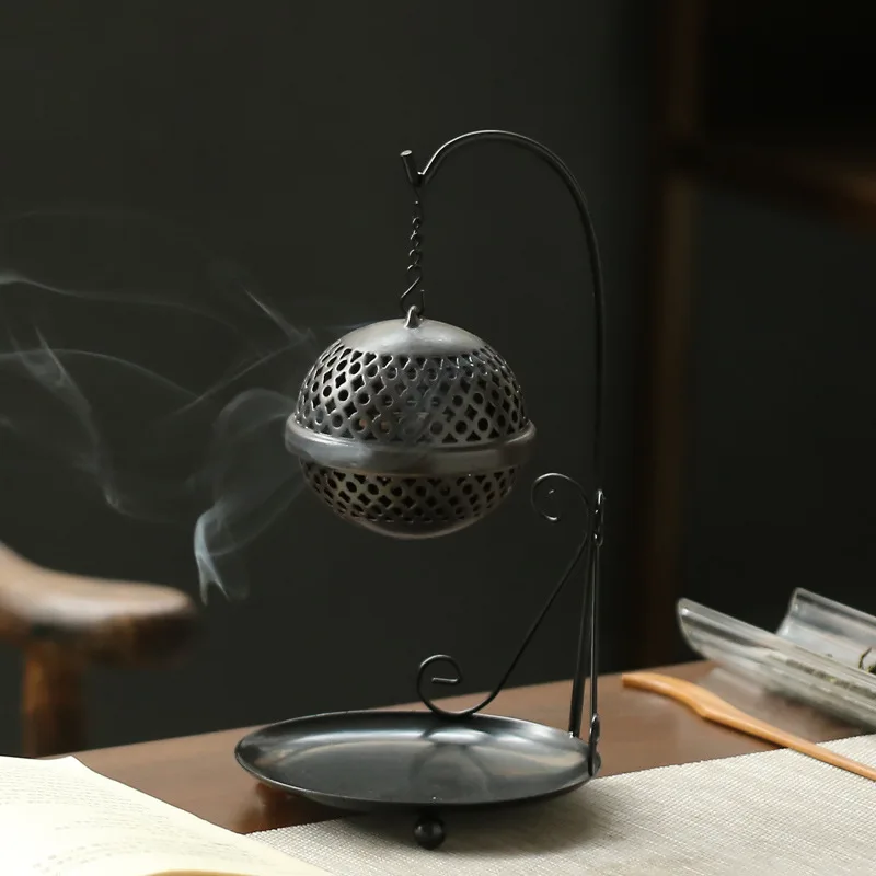 Креативный держатель для курильницы в стиле ретро с железной рамой горелка