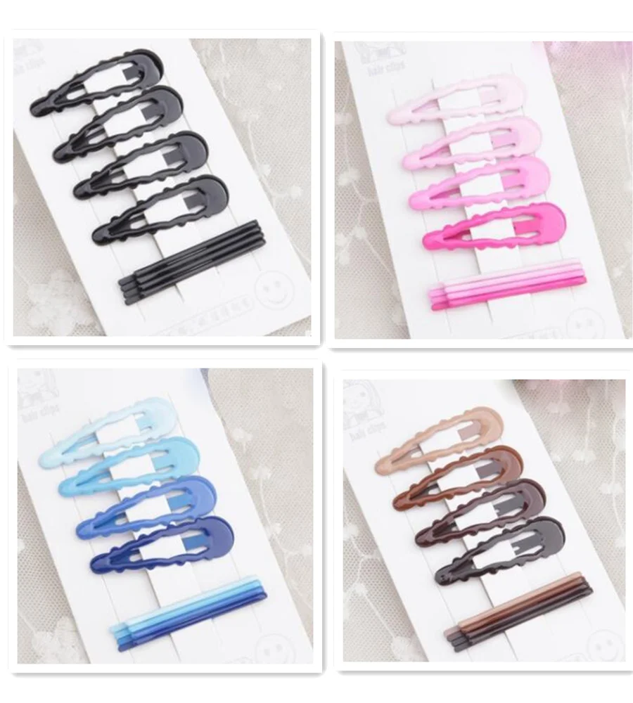 Детская заколка для волос 8 шт./компл. металлические заколки карамельных цветов