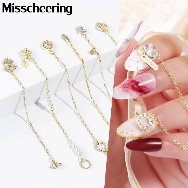 3D металлические циркониевые украшения для ногтей роскошные хрустальные стразы