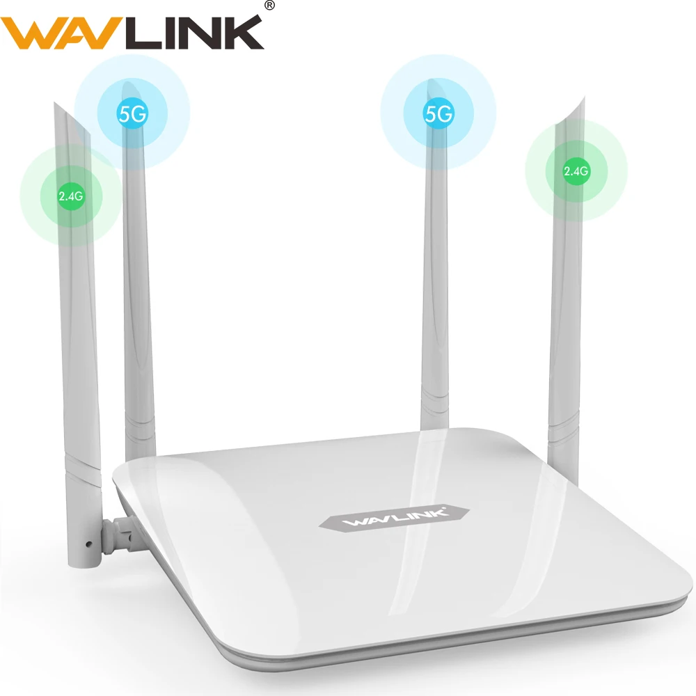 Wi Fi маршрутизатор Wavlink AC1200 5 + 2 4 ГГц с антенной 4x5 дБи|dual band router|wifi router repeaterwireless wifi |