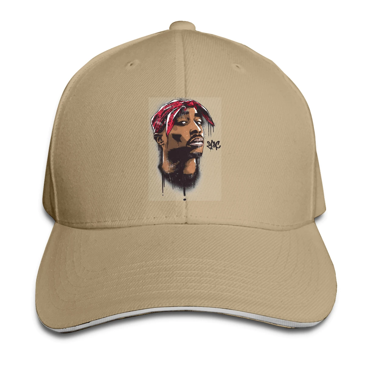 

New Fishing Men's 2pac Tupac Shakur R.I.P Baseball Cap Women's Snapback Man Kids Trucker gorra Summer Fisher Brand Men Cap