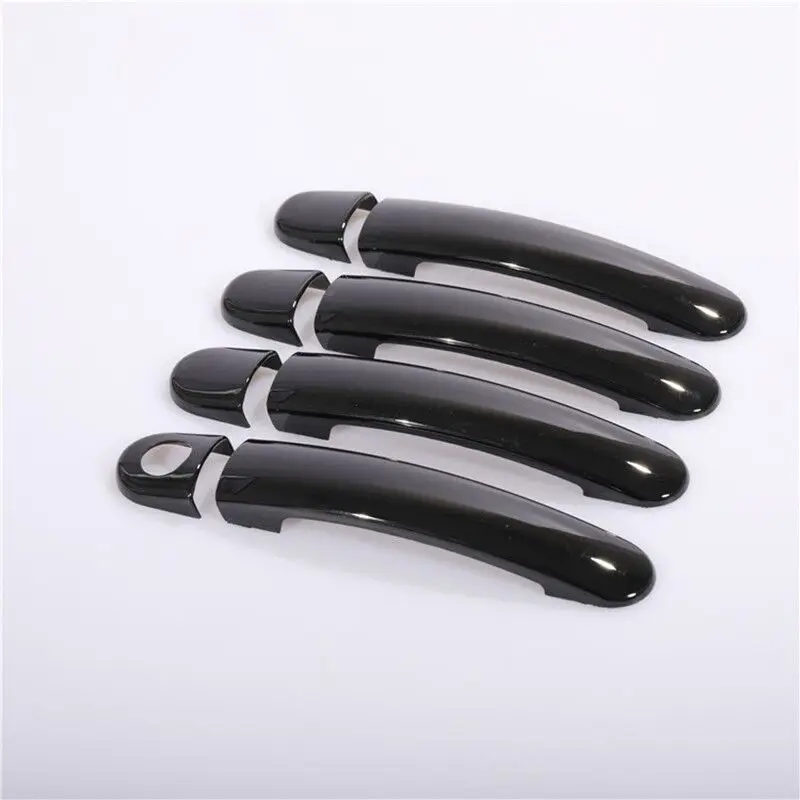 

Для VW Golf 5 MK5 Volkswagen Golf V Rabbit 1K 2004-2009 глянцевый черный хром автомобильные дверные ручки аксессуары наклейки
