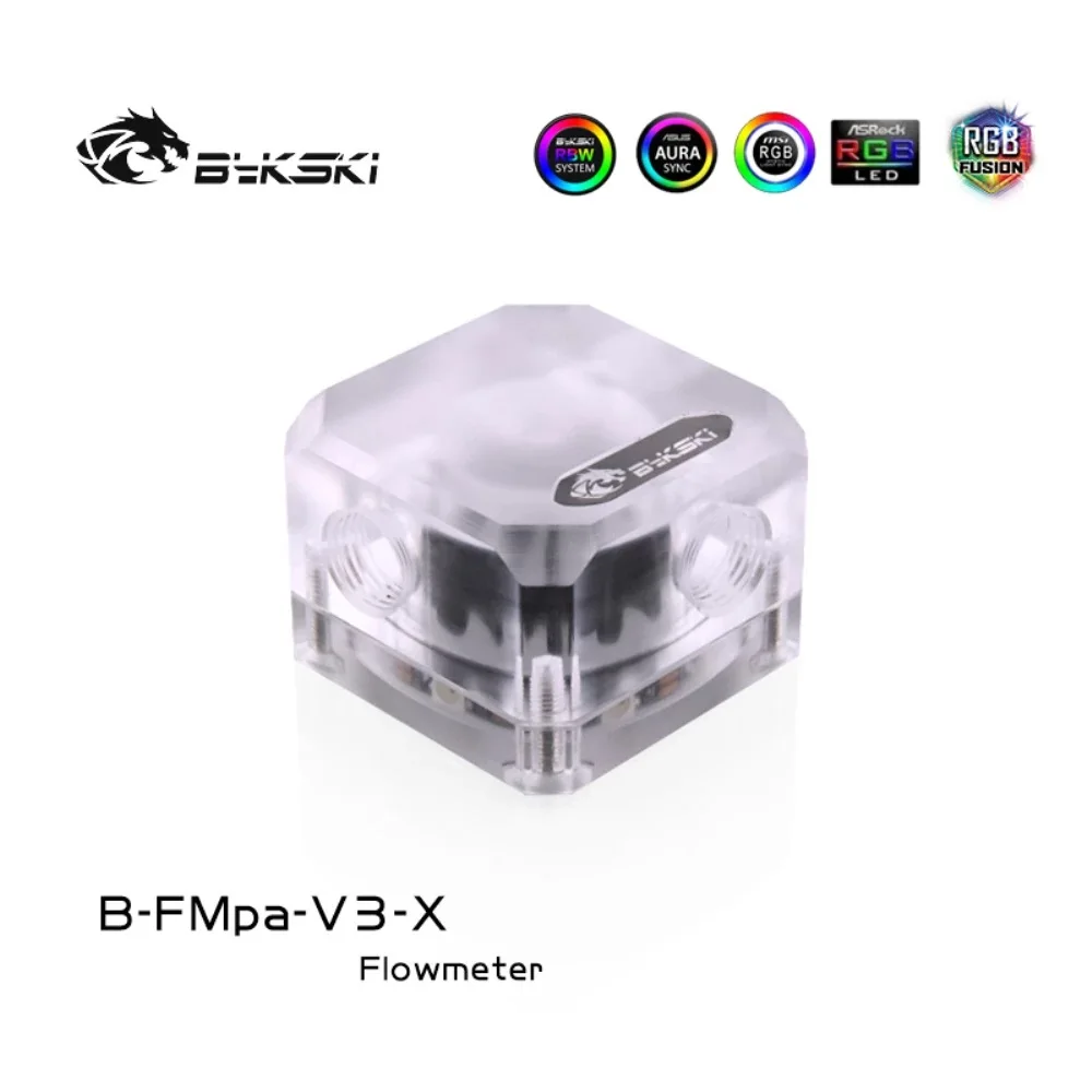 Bykski B FMpa V3 X матовая акриловая вода G1/4 RBW(5v) RGB(12v) система освещения водяного