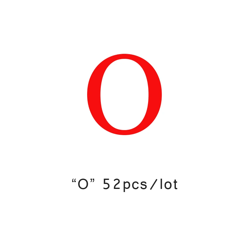 O YHBZRET 52pcs 10mm Square Wooden Beads Alphabet Letter Spacer Loose Bead Jewelry for Making Wooden Bracelet DIY accessories - Цвет: O
